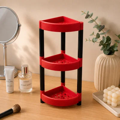 Kệ Đựng Đồ 3 Tầng Góc Tường Cho Phòng Tắm