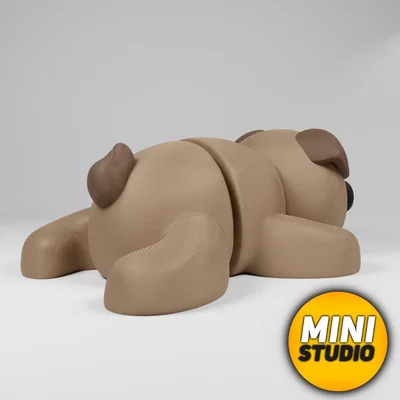 Mô hình Chó Pug khớp nối linh hoạt (Articulated Flexi Pug)