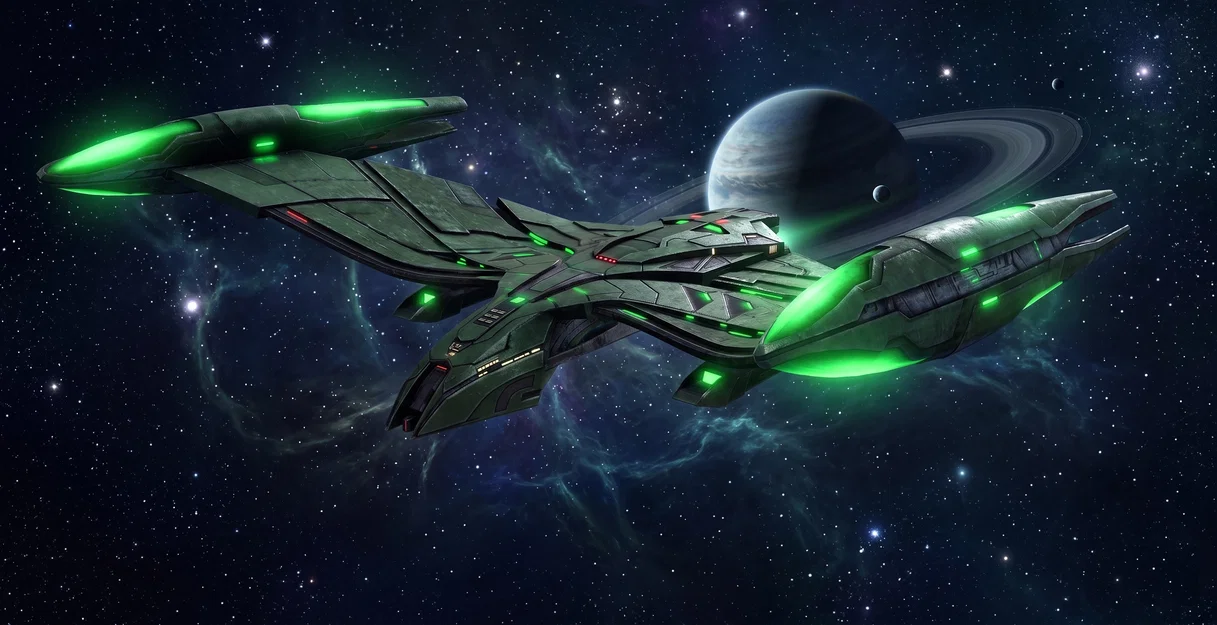Mô hình tàu chiến Sanctus của phe Romulan trong Fleet Command - Image 1