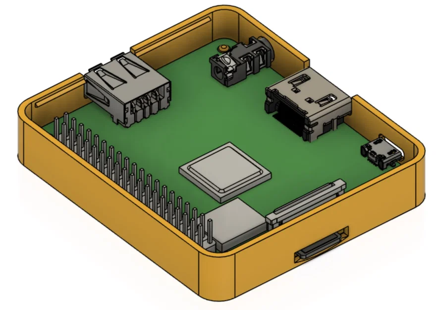 Vỏ máy Raspberry Pi 3A nhỏ gọn - Image 4