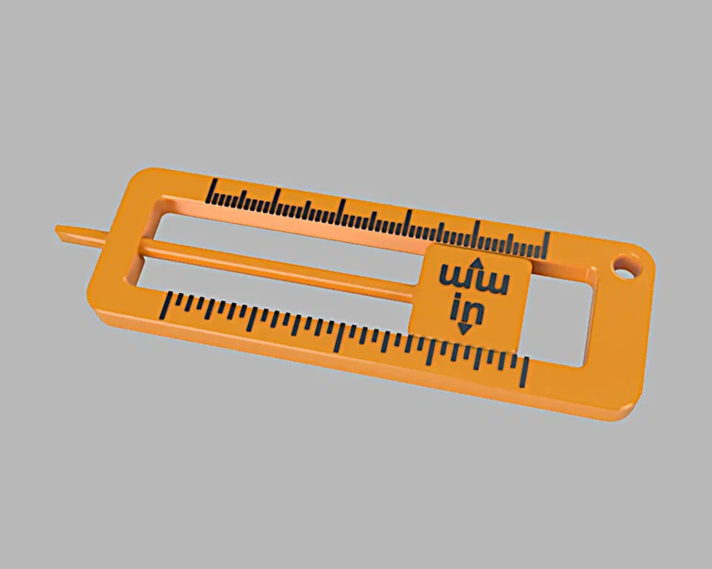 Thước đo độ sâu in 3D tiện lợi - In không cần hỗ trợ - Image 1