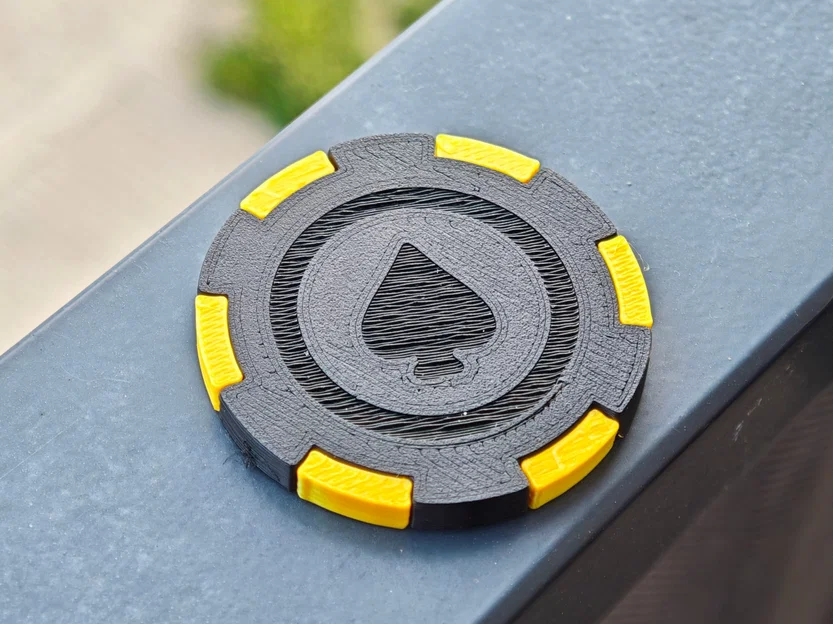 Tự in Chip Poker 2 màu không cần máy đa màu, không dùng keo dán - Image 4