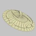 Mô hình đĩa bay Frisbee 3D in tại nhà - Zeleznyj dekel độc đáo - Thumbnail 1