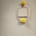 Khung trang trí công tắc đèn hình Emoji dễ thương in 3D - Thumbnail 1
