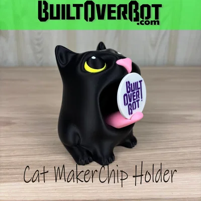Mô hình Mèo giữ MakerChip (Cat MakerChip Holder)