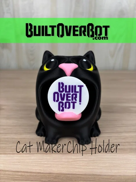 Mô hình Mèo giữ MakerChip (Cat MakerChip Holder) - Image 2
