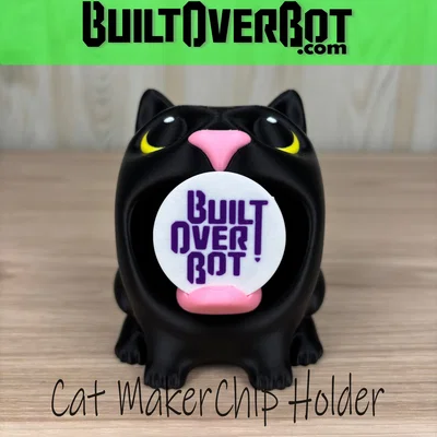 Mô hình Mèo giữ MakerChip (Cat MakerChip Holder)
