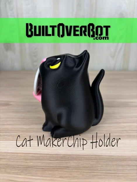 Mô hình Mèo giữ MakerChip (Cat MakerChip Holder) - Image 3