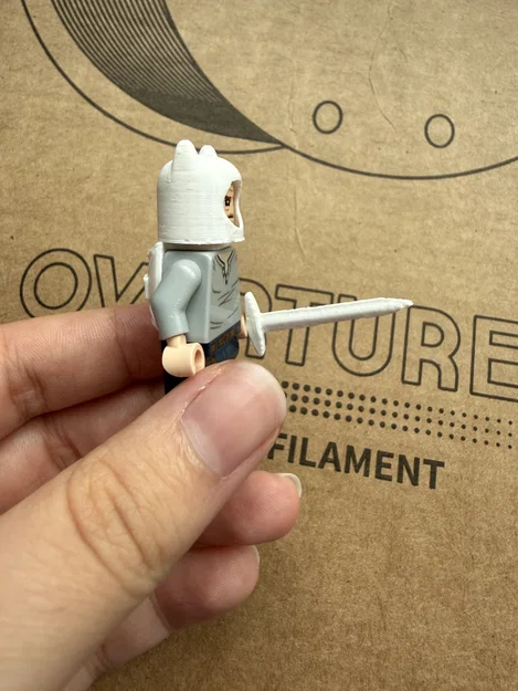 Bộ phụ kiện in 3D nhân vật Finn (tương thích Lego minifig) - Image 3