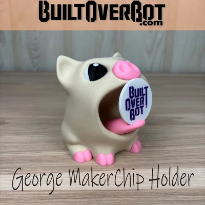 George The Pig MakerChip Holder - Giá đỡ MakerChip hình chú heo