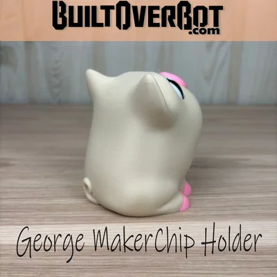 George The Pig MakerChip Holder - Giá đỡ MakerChip hình chú heo