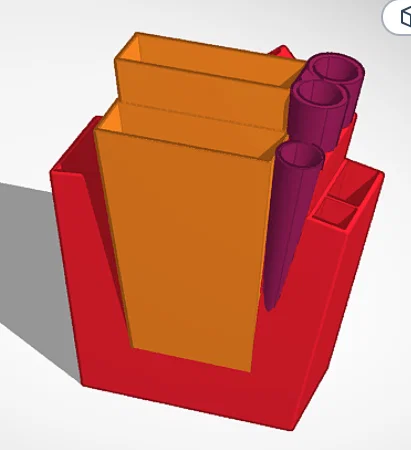 Mẫu in 3D Hộp đựng dụng cụ để bàn đa năng (Pocket Toolbox) tiện lợi - Image 1