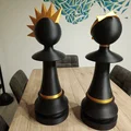 Quân cờ tốt (Pawn) cỡ lớn kèm phụ kiện thời trang (nhiều mảnh lắp ghép) - Thumbnail 7