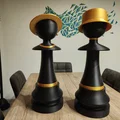 Quân cờ tốt (Pawn) cỡ lớn kèm phụ kiện thời trang (nhiều mảnh lắp ghép) - Thumbnail 8