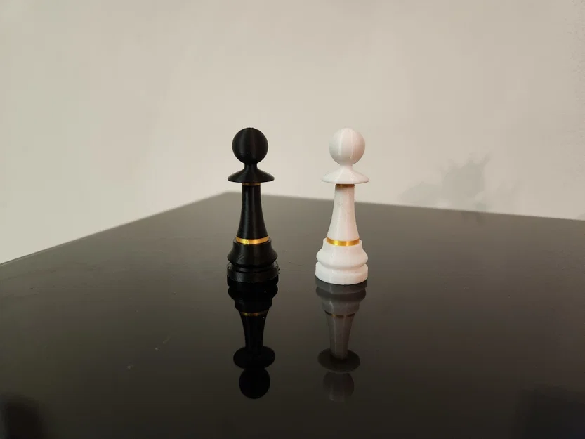 Quân cờ tốt (Pawn) cỡ lớn kèm phụ kiện thời trang (nhiều mảnh lắp ghép) - Image 12
