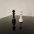 Quân cờ tốt (Pawn) cỡ lớn kèm phụ kiện thời trang (nhiều mảnh lắp ghép) - Thumbnail 12