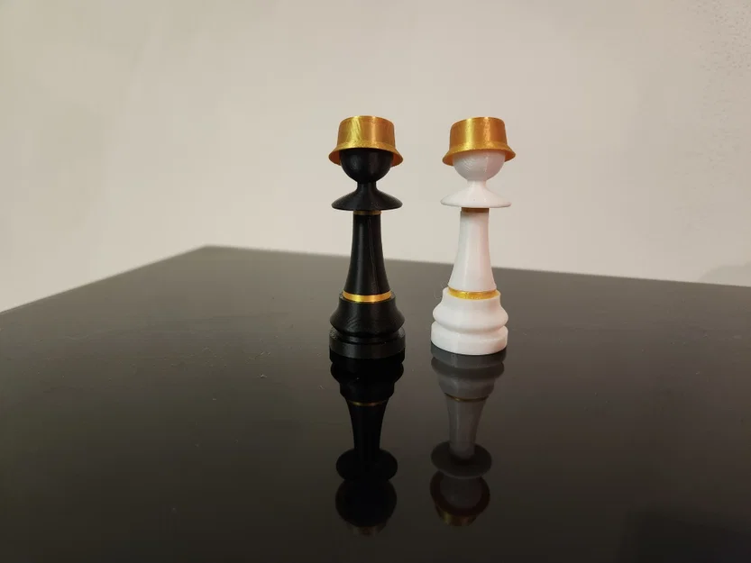Quân cờ tốt (Pawn) cỡ lớn kèm phụ kiện thời trang (nhiều mảnh lắp ghép) - Image 13