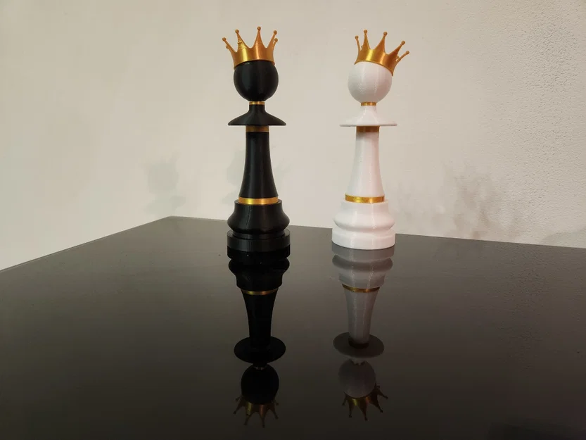 Quân cờ tốt (Pawn) cỡ lớn kèm phụ kiện thời trang (nhiều mảnh lắp ghép) - Image 18