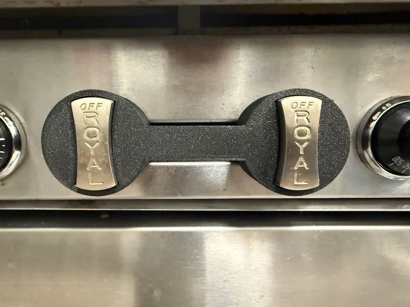 Thanh khóa núm vặn bếp gas Royal Range Knob Locker an toàn - Image 1