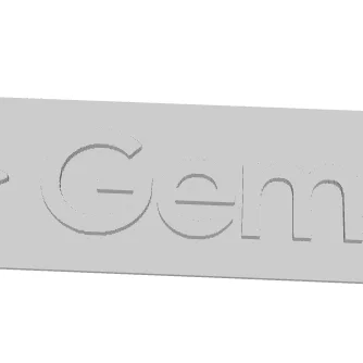 Logo Gemini 3D
