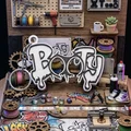 Móc khóa Rubber Loofy in 3D - Phụ kiện độc đáo phong cách Graffiti - Thumbnail 1