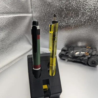 Giá đỡ để bàn M5Stack Dial kèm khay cắm bút và rãnh đi dây USB-C