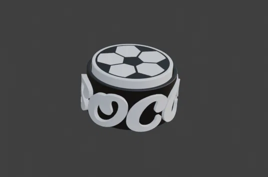 Móc khóa Clicker hình quả bóng đá - Image 4