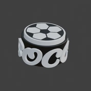 Móc khóa Clicker hình quả bóng đá