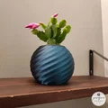 Chậu cây Retro Pixelated Spiral Planter - Thumbnail 2
