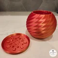 Chậu cây Retro Pixelated Spiral Planter - Thumbnail 5