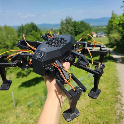 Hexapod - Robot 6 chân chi phí dưới 100€