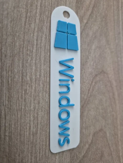 Móc khóa logo kiểu Windows - Image 1