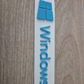 Móc khóa logo kiểu Windows - Thumbnail 1