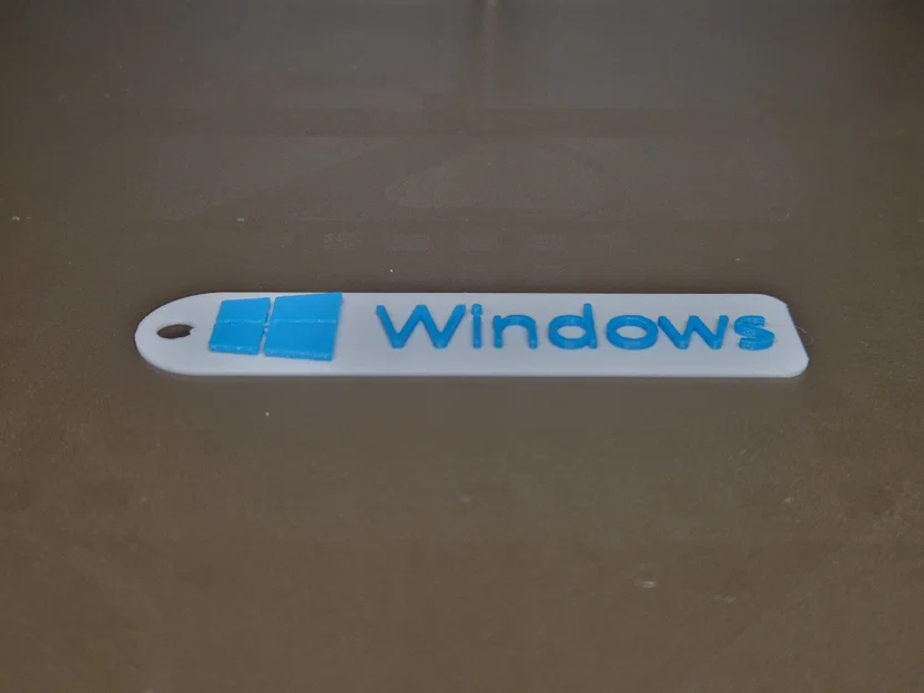 Móc khóa logo kiểu Windows - Image 2