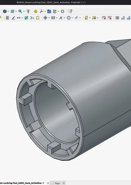 Dụng cụ tháo lắp vòng khóa động cơ xe đạp điện BOSCH CX Gen 3 / 4 / Activeline - Image 7
