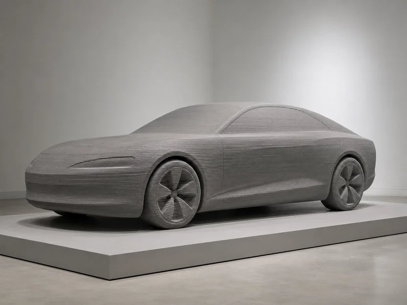 Mô hình xe hơi tương lai 3D (Futuristic Car) cực chất - Image 1