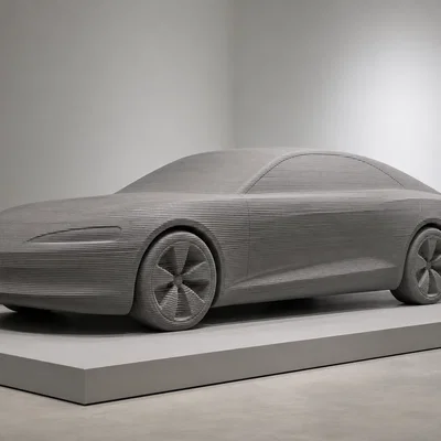Mô hình xe hơi tương lai 3D (Futuristic Car) cực chất