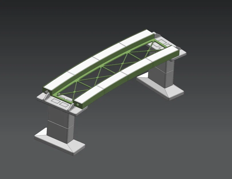 Đế cầu lắp ghép cho đường ray cong Märklin H0 số 24912 [R=1114.6mm-12.1°] - Image 1