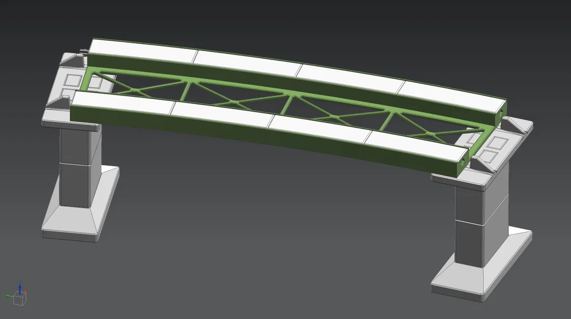 Đế cầu lắp ghép cho đường ray cong Märklin H0 số 24912 [R=1114.6mm-12.1°] - Image 2