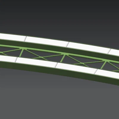 Đế cầu lắp ghép cho đường ray cong Märklin H0 số 24912 [R=1114.6mm-12.1°]