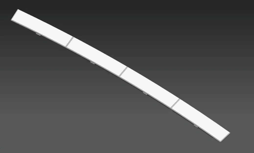 Đế cầu lắp ghép cho đường ray cong Märklin H0 số 24912 [R=1114.6mm-12.1°] - Image 8