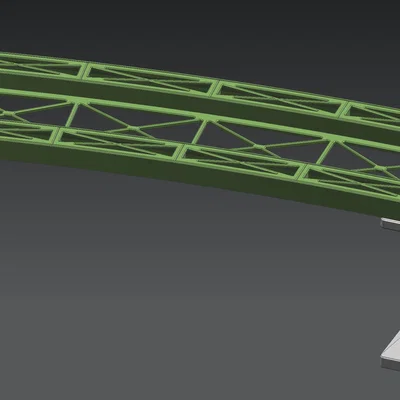 Cầu dầm thép lắp ghép cho ray cong Märklin H0 số 24912 [R=1114.6mm-12.1°]