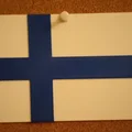 Mô hình cờ Phần Lan (Finland Flag) tinh tế cho in 3D - Thumbnail 1