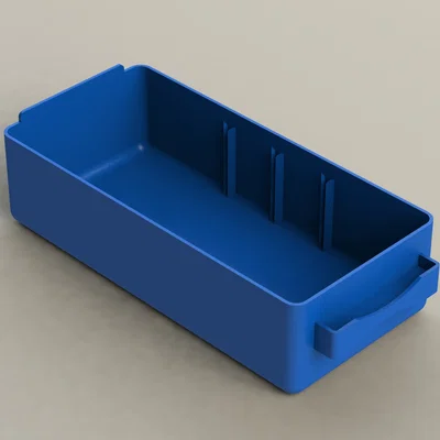 Ngăn kéo thay thế cho tủ Raaco 66x139x37mm (File in 3D)
