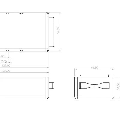 Ngăn kéo thay thế cho tủ Raaco 66x139x37mm (File in 3D)