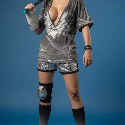 Karina – Mô hình Cyberpunk đường phố với gậy bóng chày