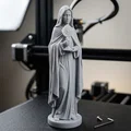Tượng Thánh Clare - Mô hình in 3D sắc nét - Thumbnail 1