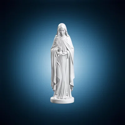 Tượng Thánh Clare - Mô hình in 3D sắc nét