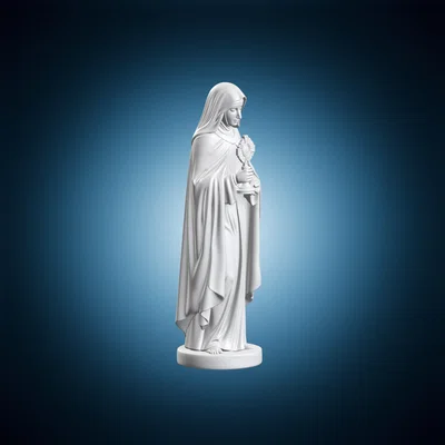 Tượng Thánh Clare - Mô hình in 3D sắc nét