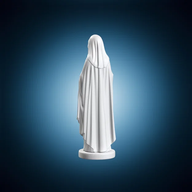 Tượng Thánh Clare - Mô hình in 3D sắc nét - Image 6